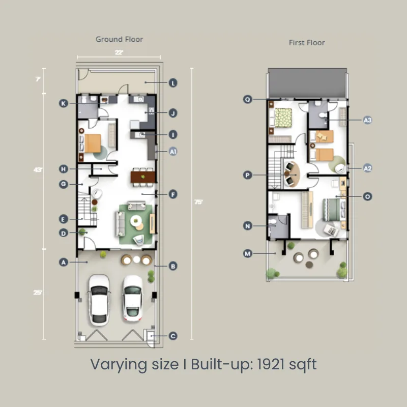 Klemeru 2 end lot floor plan